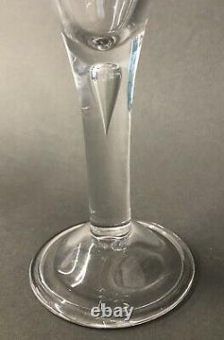 3 Colonial Williamsburg Restoration Teardrop Crystal Wine Goblet Royal Leerdam