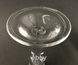 3 Colonial Williamsburg Restoration Teardrop Crystal Wine Goblet Royal Leerdam