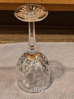 3 Marquis by Waterford BROOKSIDE Crystal Goblets Wine Glasses Set of 3