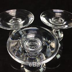 3 Stueben 7877 Wine Crystal Glasses Bubble 5 1/8 Clear