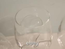 3 WATERFORD Crystal John Rocha CIRCA 10 Tall Wine Glasses EXCEL PREOWNED CONDIT