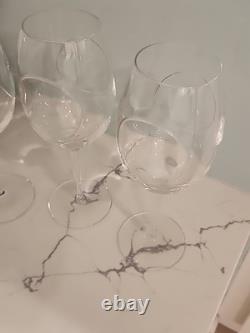 3 WATERFORD Crystal John Rocha CIRCA 10 Tall Wine Glasses EXCEL PREOWNED CONDIT