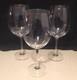 3 Waterford Crystal Robert Mondavi Large Cabernet Stemmed Wine Glasses 9 3/4
