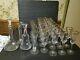32 Gorgeous Mikasa Jamestown Gold Crystal Decanter Water Goblets Wine Vase Glass