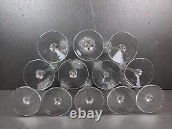 35 Lenox Firelight Platinum Crystal Wine Stem Goblet Flutes Glasses Signed
