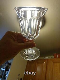 4- Antique Blown Cut Crystal Wine Glasses