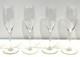 4 Baccarat Crystal St Remy Champagne Flutes / Wine Glasses Stemware