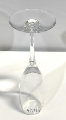 4 Baccarat Crystal St Remy Champagne Flutes / Wine Glasses Stemware