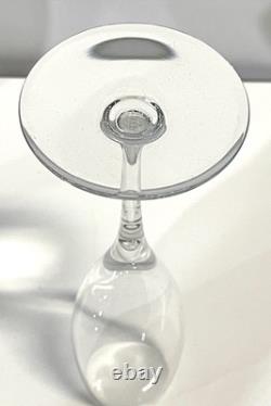 4 Baccarat Crystal St Remy Champagne Flutes / Wine Glasses Stemware