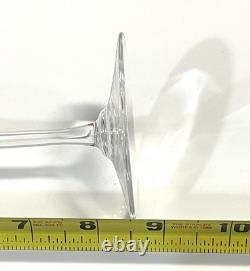 4 Baccarat Crystal St Remy Champagne Flutes / Wine Glasses Stemware
