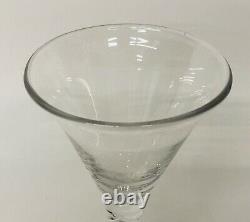 4 Colonial Williamsburg Restoration Air Twist Crystal Wine Goblet Royal Leerdam