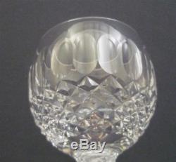 4 Elegant COLLEEN Waterford Irish Crystal WINE HOCK Stemware Glass 7 1/4 Tall