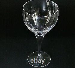 4 (Four) ROSENTHAL LOTUS PLAIN Crystal 6.5 in White Wine Glasses Signed