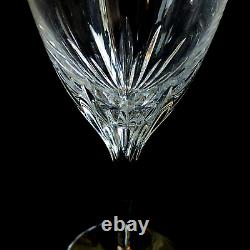 4 (Four) WATERFORD Marquis CLARIA Cut Crystal Wine Glasses Signed RETIRED