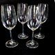 4 (Four) WATERFORD Marquis VINTAGE White Wine Glasses Signed DISCONTINUED