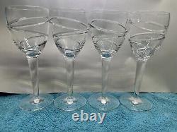 4 Jasper Conran Aura Waterford Crystal Wine Glasses 10