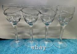 4 Jasper Conran Aura Waterford Crystal Wine Glasses 10