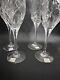 (4) MIKASA English Garden Clear Crystal 2 Wine Glasses 2 Water Glasses NEW