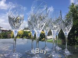 4 Mikasa Crystal English Garden Wine Goblet / Glass stemware