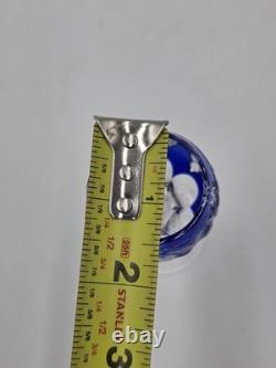 4 Nachtmann Traube 4 1/2 Cordials Crystal Wine Glasses Multi Color Cut To Clear