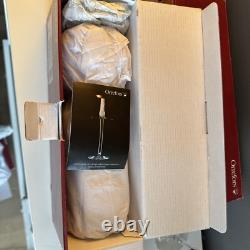 4 Orrefors Crystal Intermezzo Blue Stemware Claret Wine Glasses New In Boxes