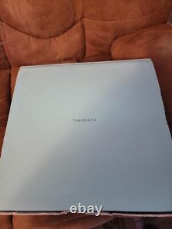 4 Pc Vintage Tiffany & Co Crystal Water Goblet Wine Glasses Etched Made USA 7