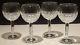 4 Rare Waterford Crystal Colleen Balloon Wine Glasses 7 1/8 Mint