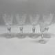 4 Royal Doulton Crystal Carlyle Pattern Wine Glass + 1 Cordial Read