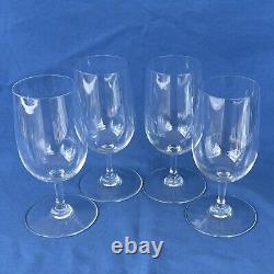 4 Sherry White Wine 5 5/8 Perfection Glasses Baccarat Crystal Round Stem Brandy