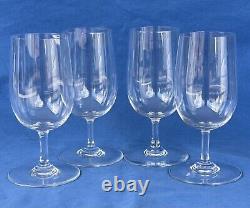 4 Sherry White Wine 5 5/8 Perfection Glasses Baccarat Crystal Round Stem Brandy