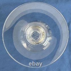 4 Sherry White Wine 5 5/8 Perfection Glasses Baccarat Crystal Round Stem Brandy