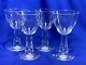 4 Signed Steuben art glass #7980 teardrop stem wine glasses