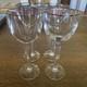 4 Silver RIMMED WATERFORD CRYSTAL WINE GLASSES Goblets