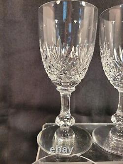 4 St Louis France Crystal Massenet 5 1/4 Wine Glasses Signed VGC