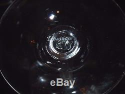 4 Tiffany & Co. Crystal Wine Glasses With 3 Ridge Stem 7 1/8 Tall