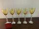 4 Vega Amber Crystal Wine Glasses From Baccarat (Price Per Unit)