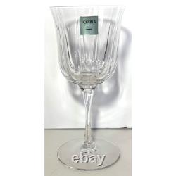 4 Vintage Portieux Top France Crystal 7.25 Wine Glasses Portieux Vallerysthal