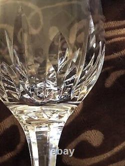 4 Vtg Atlantis Vista Alegre Azores Cut Crystal Wine Water Goblets 8 Oz 6,75