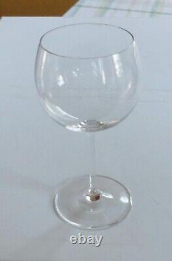 4 Vtg Tiffany & Co Crystal All Purpose 7 Wine Glasses Classic Home Essentials