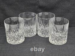 4 WATERFORD crystal INNISFREE Double Old Fashione Excellent condition BEAUTIFUL