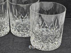 4 WATERFORD crystal INNISFREE Double Old Fashione Excellent condition BEAUTIFUL