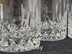 4 WATERFORD crystal INNISFREE Double Old Fashione Excellent condition BEAUTIFUL
