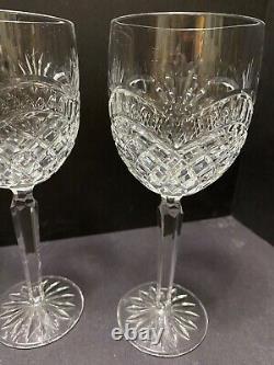 4 Waterford Crystal ARTISAN WINE WATER GLASSES 8 3/8 Goblets Stems