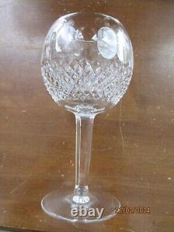 4 Waterford Crystal COLLEEN Hock Wine Glasses Goblets 7 1/4