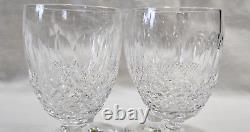 (4) Waterford Crystal Colleen 4.75 Clear Wine Sherry Glasses Ireland NEW