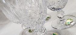 (4) Waterford Crystal Colleen 4.75 Clear Wine Sherry Glasses Ireland NEW