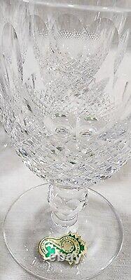 (4) Waterford Crystal Colleen 4.75 Clear Wine Sherry Glasses Ireland NEW