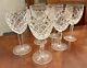 4 Waterford Crystal Comeragh Claret Wine / Water Glasses