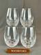 4 Waterford Crystal LISMORE ESSENCE 5? Stemless Red Wine Glasses MINT