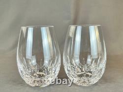 4 Waterford Crystal LISMORE ESSENCE 5? Stemless Red Wine Glasses MINT